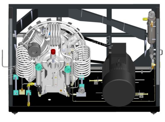 Гелиевый компрессор высокого давления GMP HEM-15-40