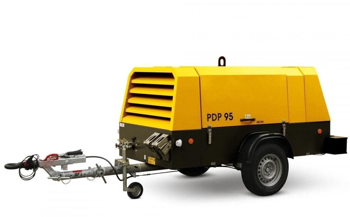 Дизельный компрессор Dalgakiran PDP 95-10 (фикс с тормозом)
