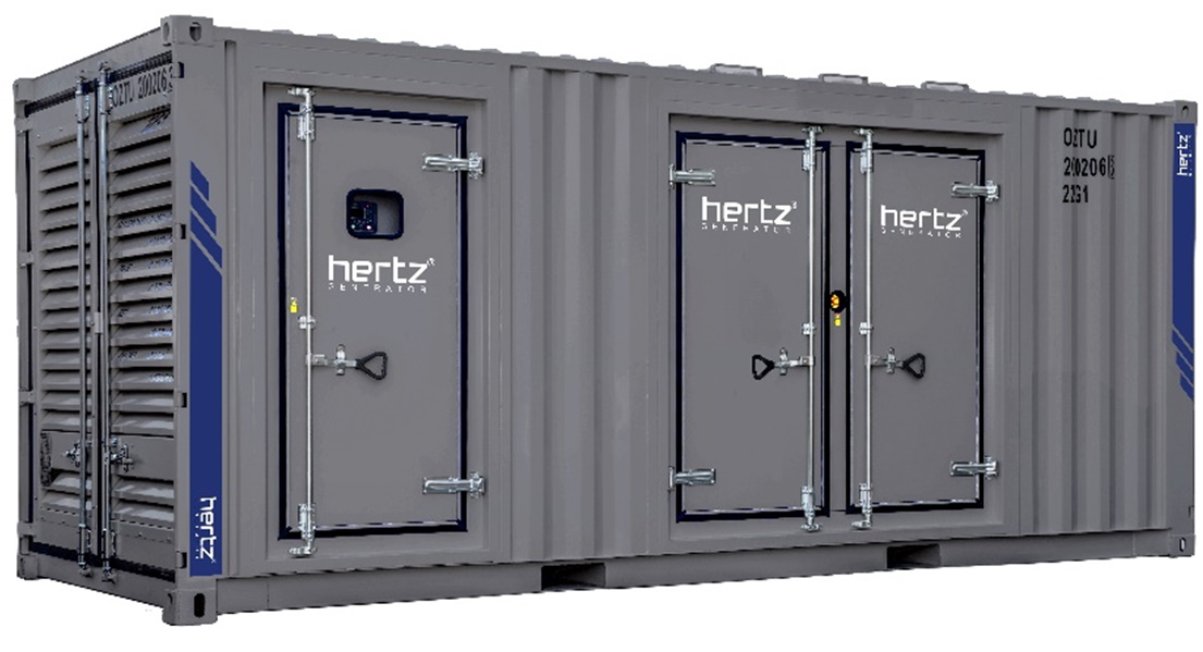 Дизельный генератор Hertz HG 712 BC в кожухе с АВР