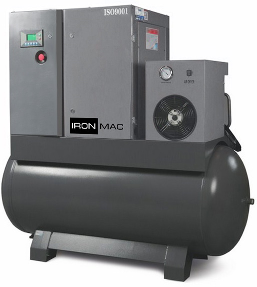 Винтовой компрессор IRONMAC IC 10/8 AM VSD DF 500L