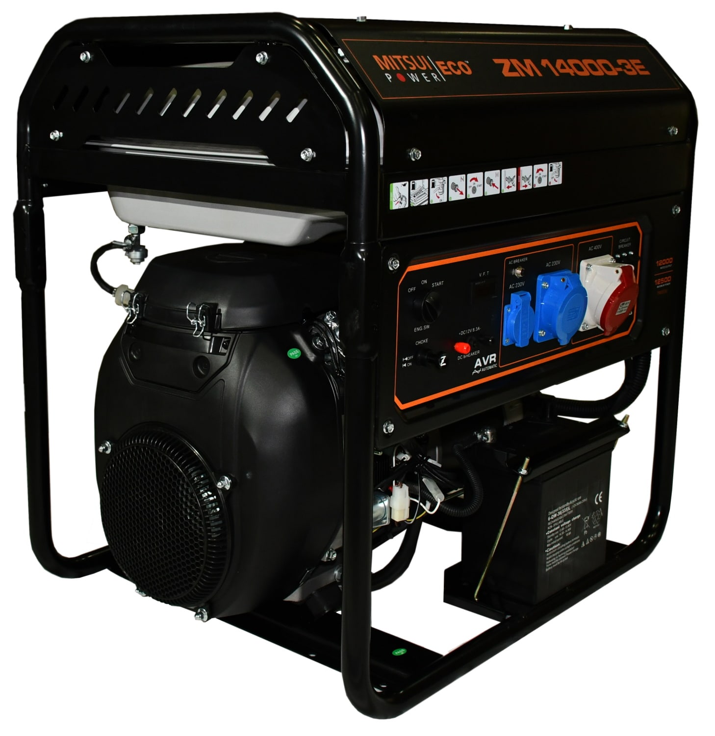 Бензиновый генератор Mitsui Power ZM 14000 E-3