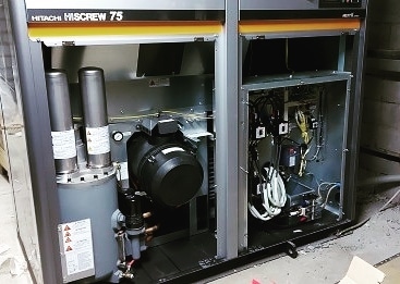 Поставка винтового компрессора Hitachi OSP-75