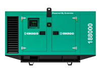 Дизельный генератор Energo AD100-T400C-S в кожухе