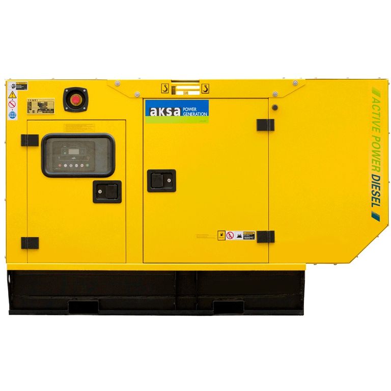 Дизельный генератор Aksa APD-35A в кожухе