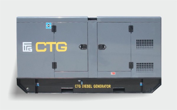 Дизельный генератор CTG 1375B в кожухе с АВР