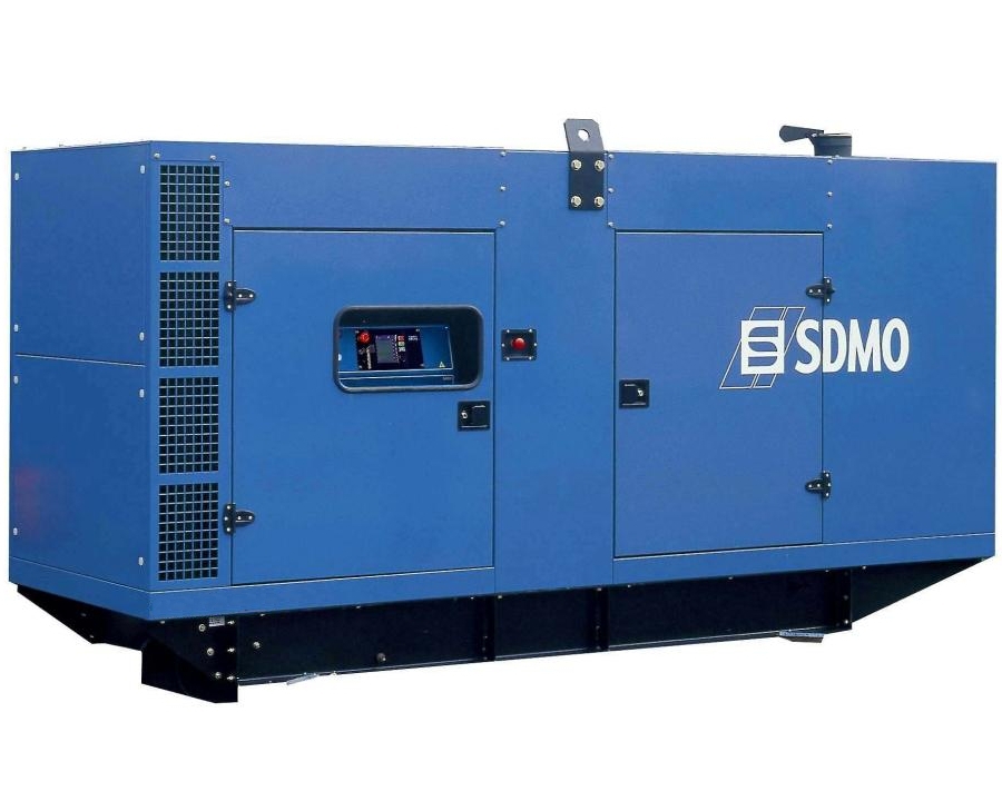 Дизельный генератор SDMO D300 в кожухе