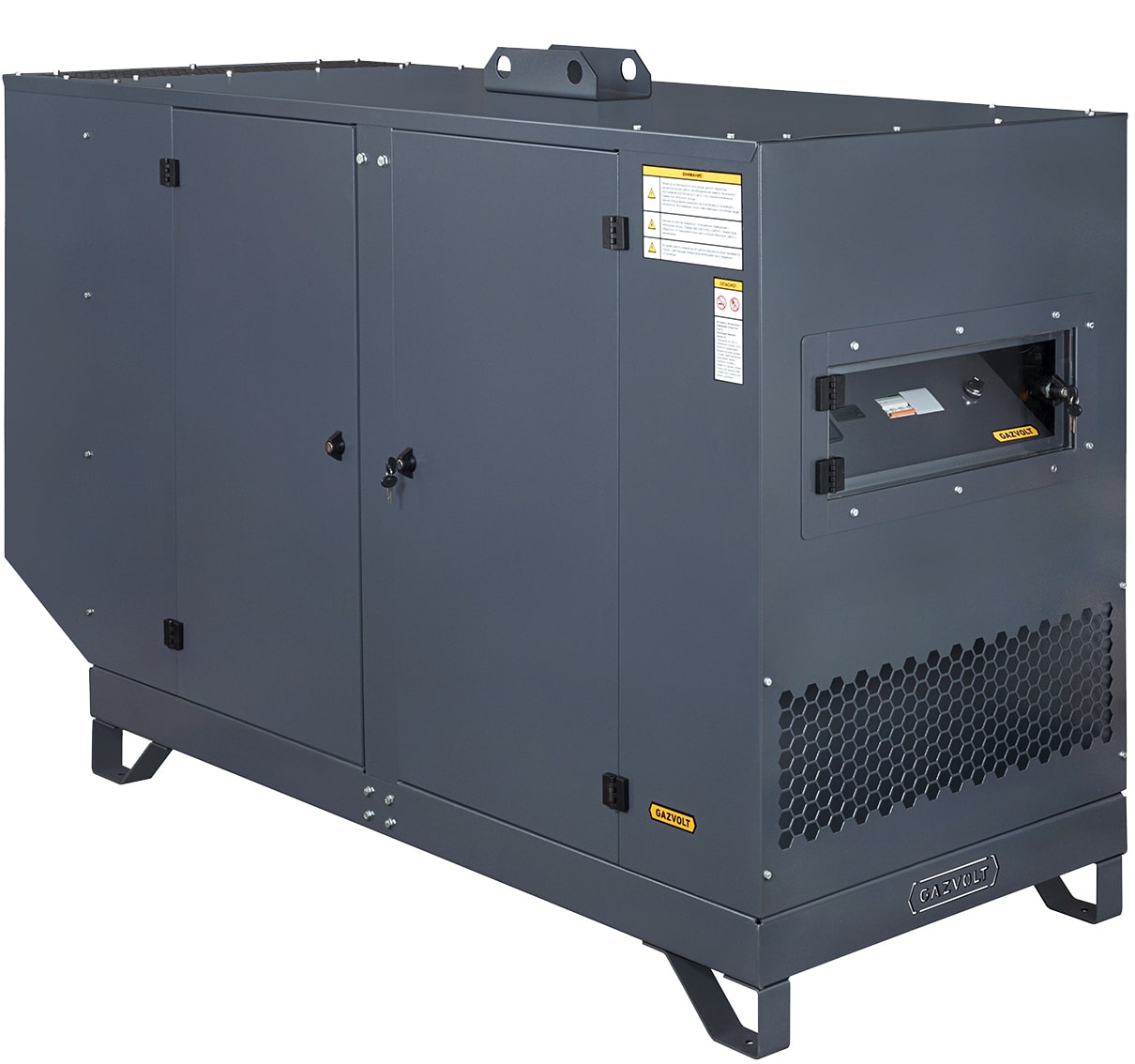 Газовый генератор Gazvolt 50T21 в кожухе с АВР