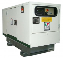 Дизельный генератор Lister Petter LWA 27/LLD 250 3 фазы в кожухе с АВР