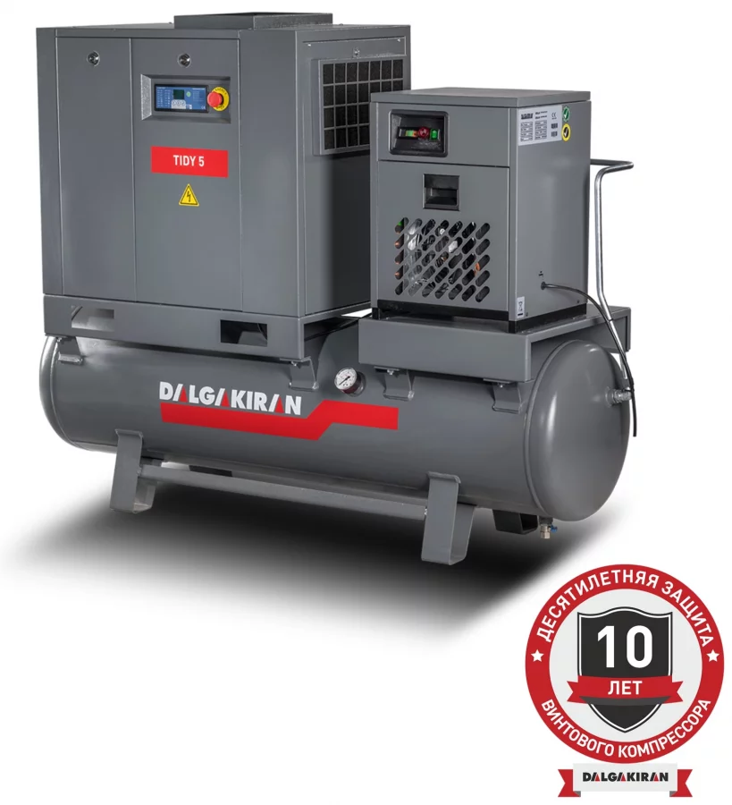 Винтовой компрессор DALGAKIRAN Tidy 5-13 250D Compact