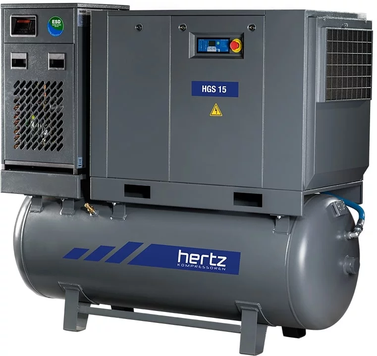 Винтовой компрессор Hertz HGS 11-10 500 Compact