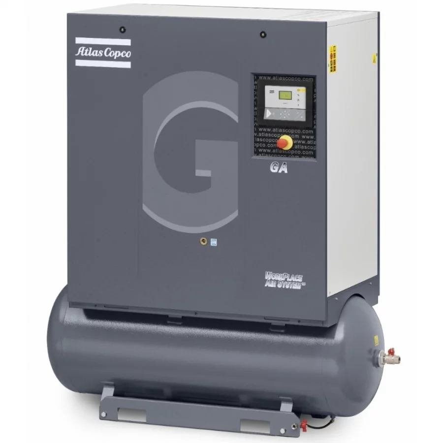 Винтовой компрессор Atlas Copco GA 5 13 с ресивером