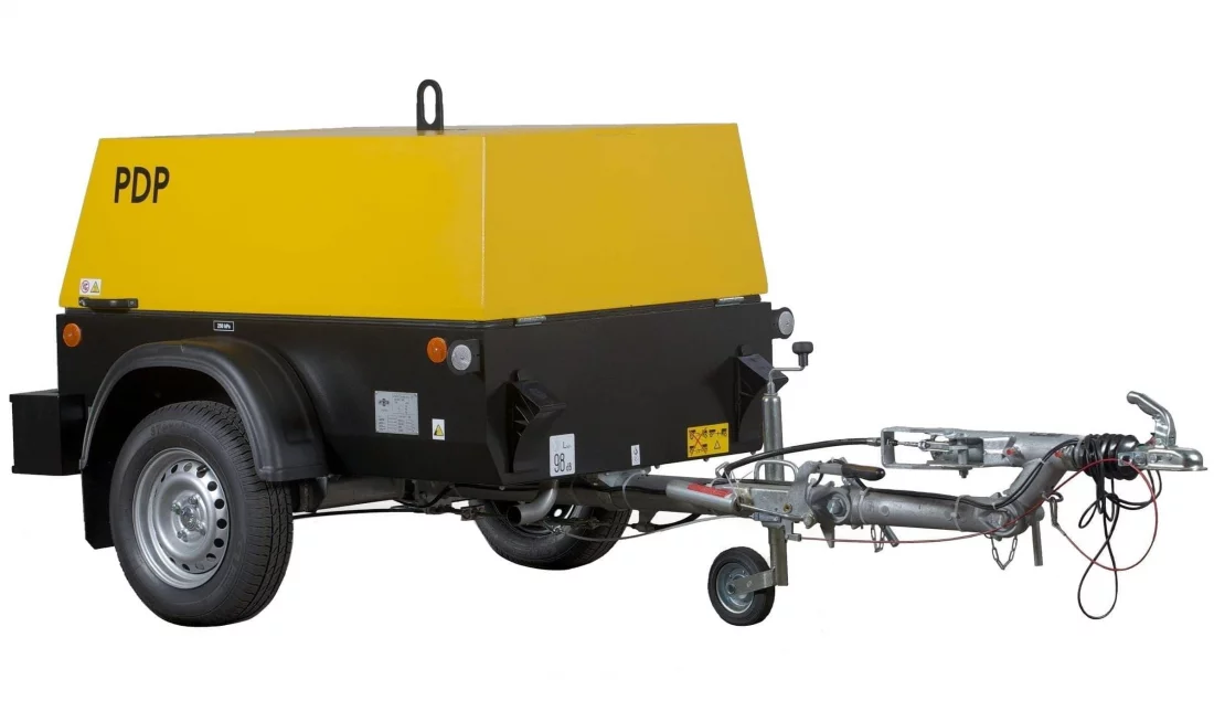Дизельный компрессор Dalgakiran PDP 33-12 (фикс с тормозом)