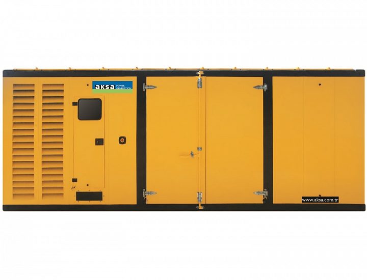Дизельный генератор Aksa AP 1400 в кожухе с АВР