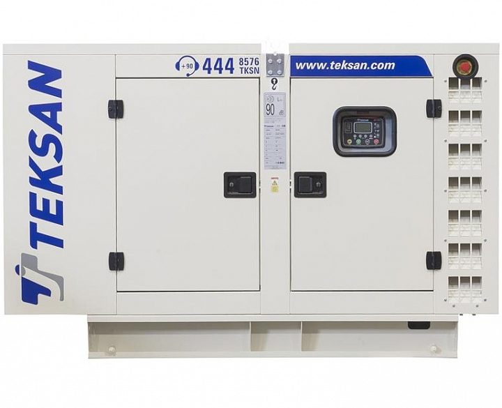 Дизельный генератор Teksan TJ10BD в кожухе