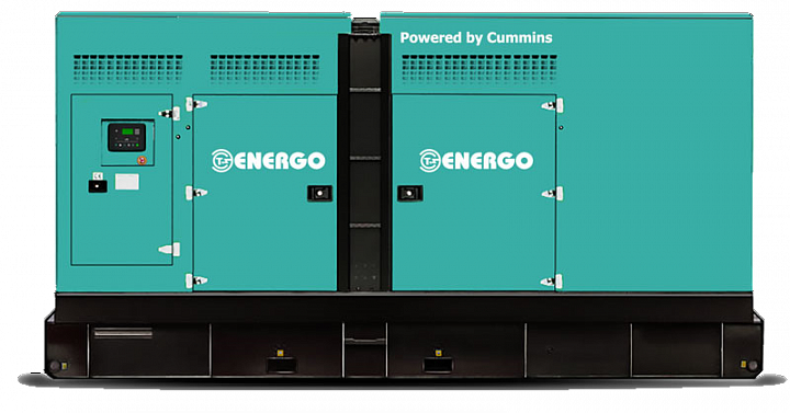 Дизельный генератор Energo AD300-T400C-S в кожухе