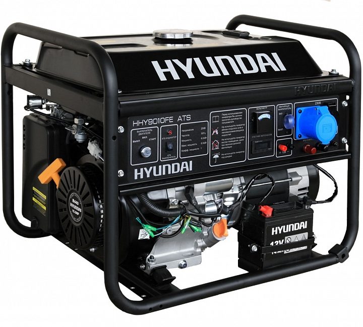 Бензиновый генератор Hyundai HHY 9010FE ATS