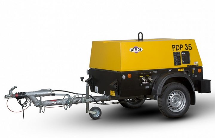 Дизельный компрессор Atmos PDP 35 12 регул без тормоза