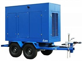 Дизельный генератор ТСС АД-90С-Т400-1РПМ19 на шасси — фото 1
