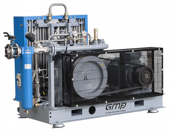 Воздушный/азотный дожимной компрессор GMP HB-B-7,5-200