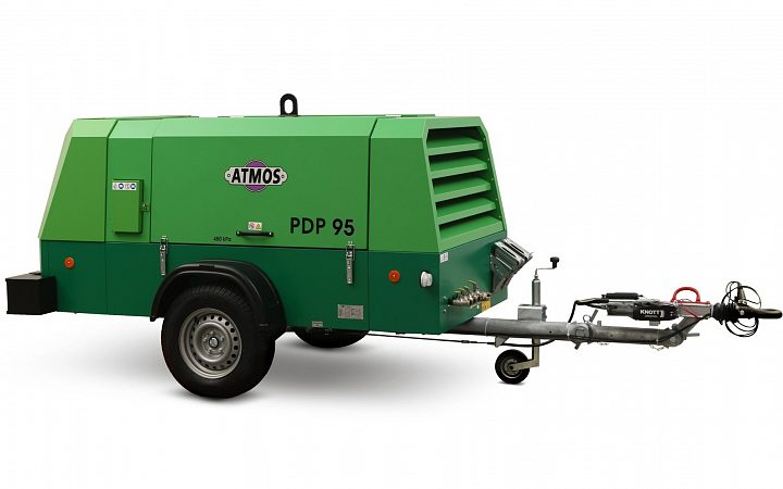 Дизельный компрессор Atmos PDP 95 12 фикс с тормозом