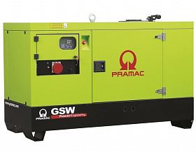 Дизельный генератор Pramac GSW 10 Y в кожухе — фото 1