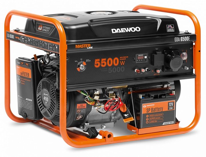 Бензиновый генератор Daewoo GDA 6500E