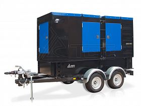 Дизельный генератор ТСС АД-80С-Т400-2РКМ5 на шасси с АВР — фото 1