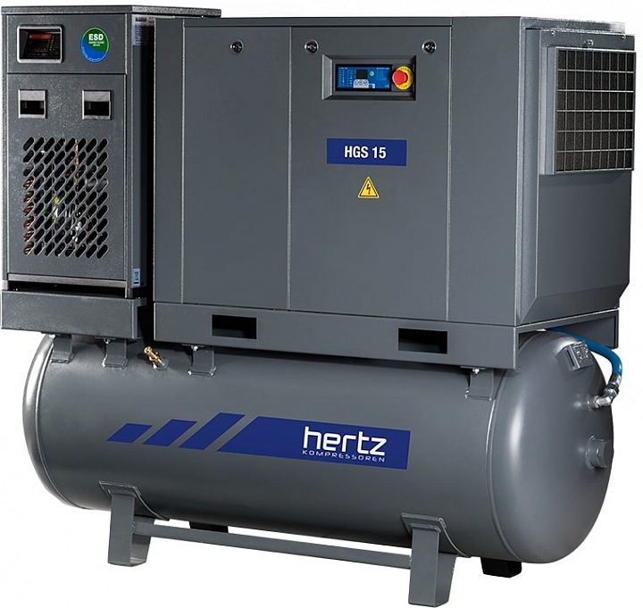 Винтовой компрессор Hertz HGS 2 250 Compact