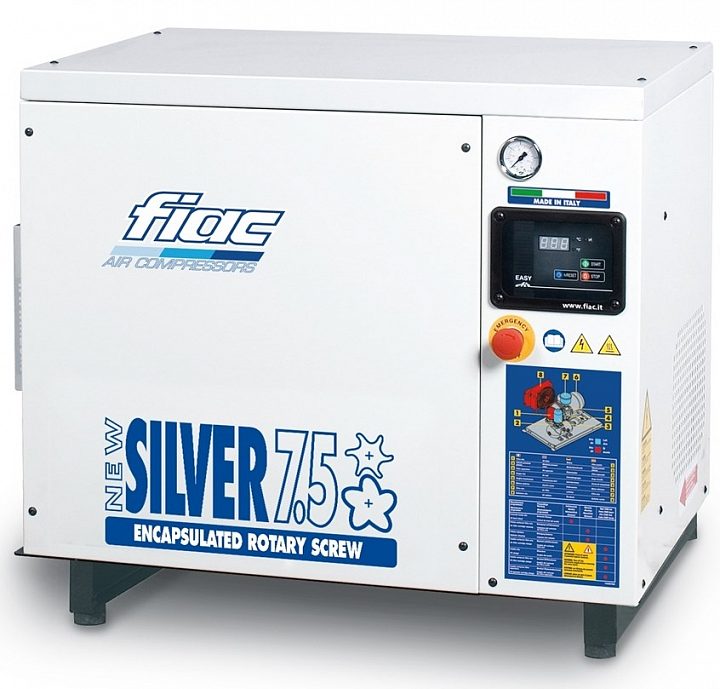 Винтовой компрессор Fiac NEW SILVER 7,5 8