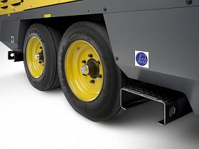 Дизельный компрессор Atlas Copco XAMS 527 CD на шасси — фото 8