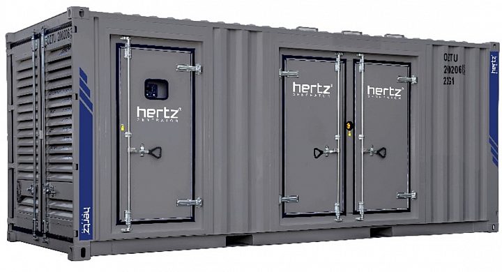 Дизельный генератор Hertz HG 914 BC в кожухе с АВР