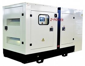 Дизельный генератор Z-Power ZP88P в кожухе с АВР — фото 1