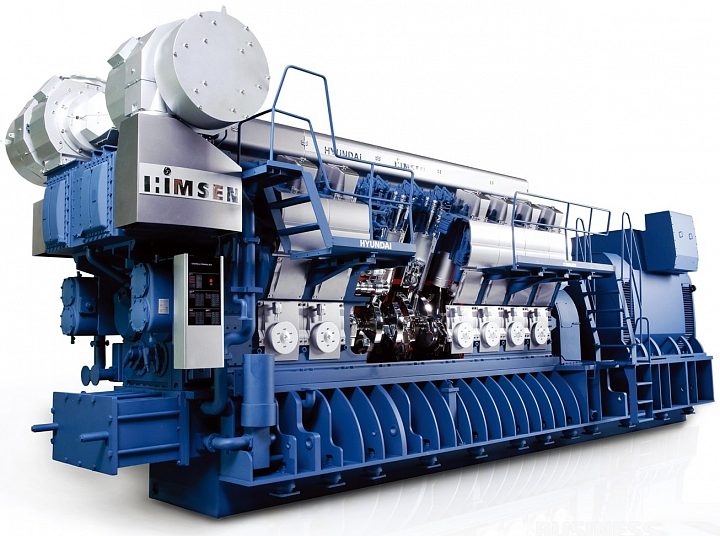 Газодизельный генератор Hyundai HiMSEN 14H35DFV