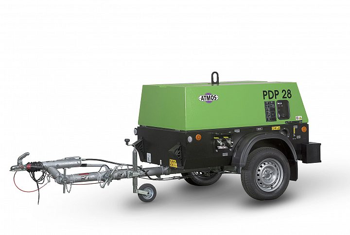 Дизельный компрессор Atmos PDP 28 12 регул без тормоза