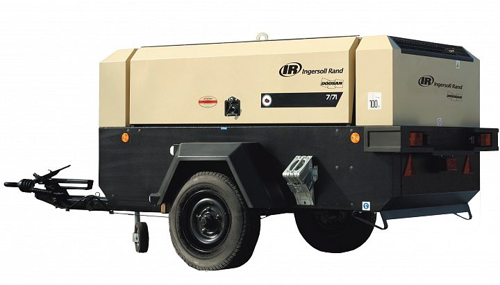 Дизельный компрессор Doosan 7/71E