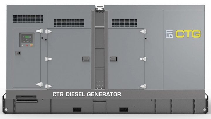 Дизельный генератор CTG 880С в кожухе с АВР